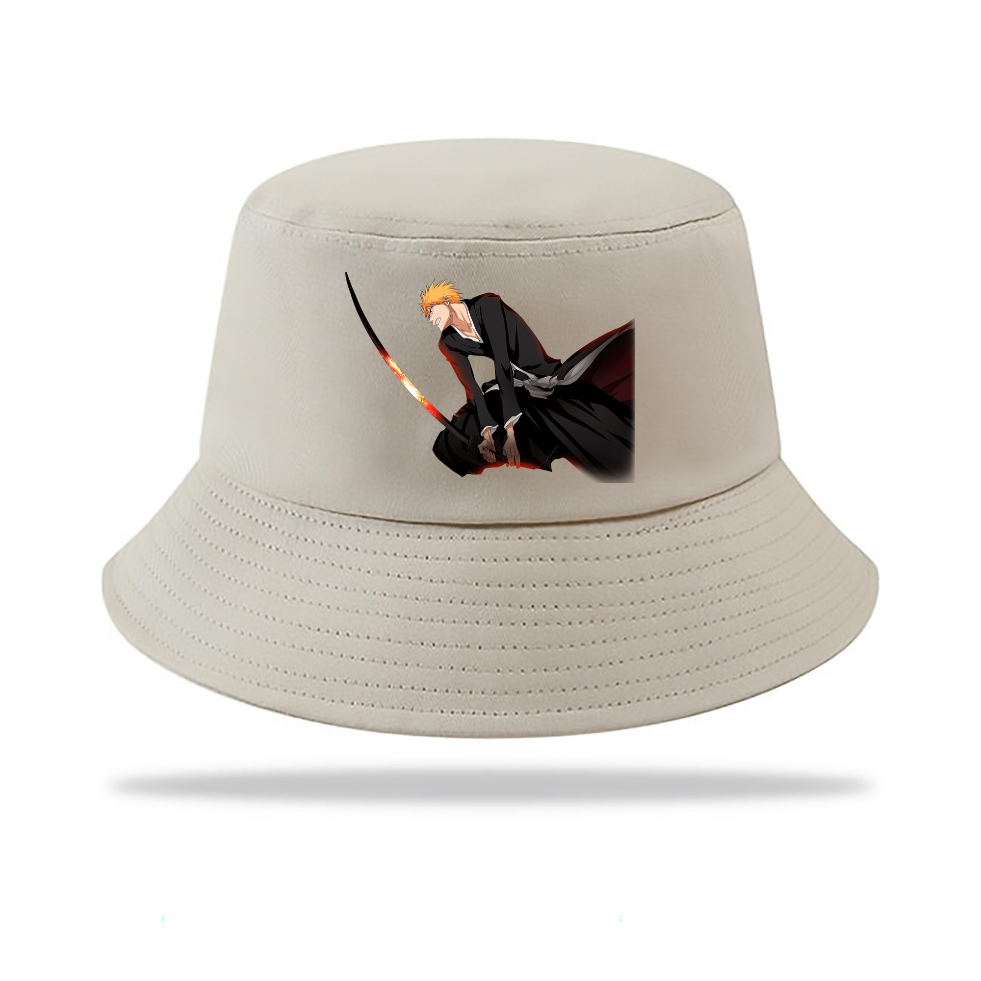 （画像用） ブリーチ 黒崎一護（くろさき いちご）BLEACH Kurosaki Ichigo アウトドア日除けバケットハット